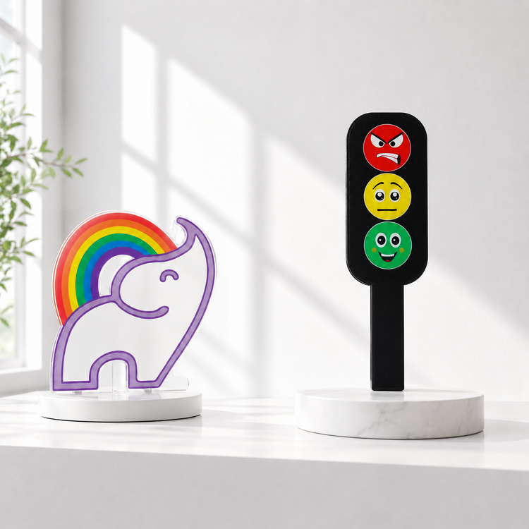 🚦 چراغ راهنمای احساسات | توقف، فکر، واکنش! | Feelingskids